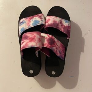 Tie-Dye Slide Sandals